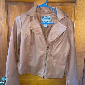 Wet Seal Faux Leather Jacket